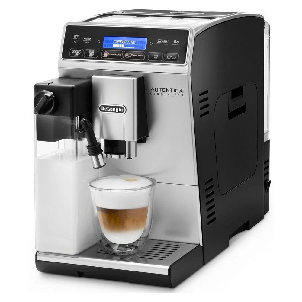 De'Longhi Kaffeevollautomat Autentica Cappuccino ETAM29.660.SB - Superkompakt - nur 19,5 cm breit, LatteCremaMilchsystem, Kegelmahlwerk 13-stufig, automatische Reinigung