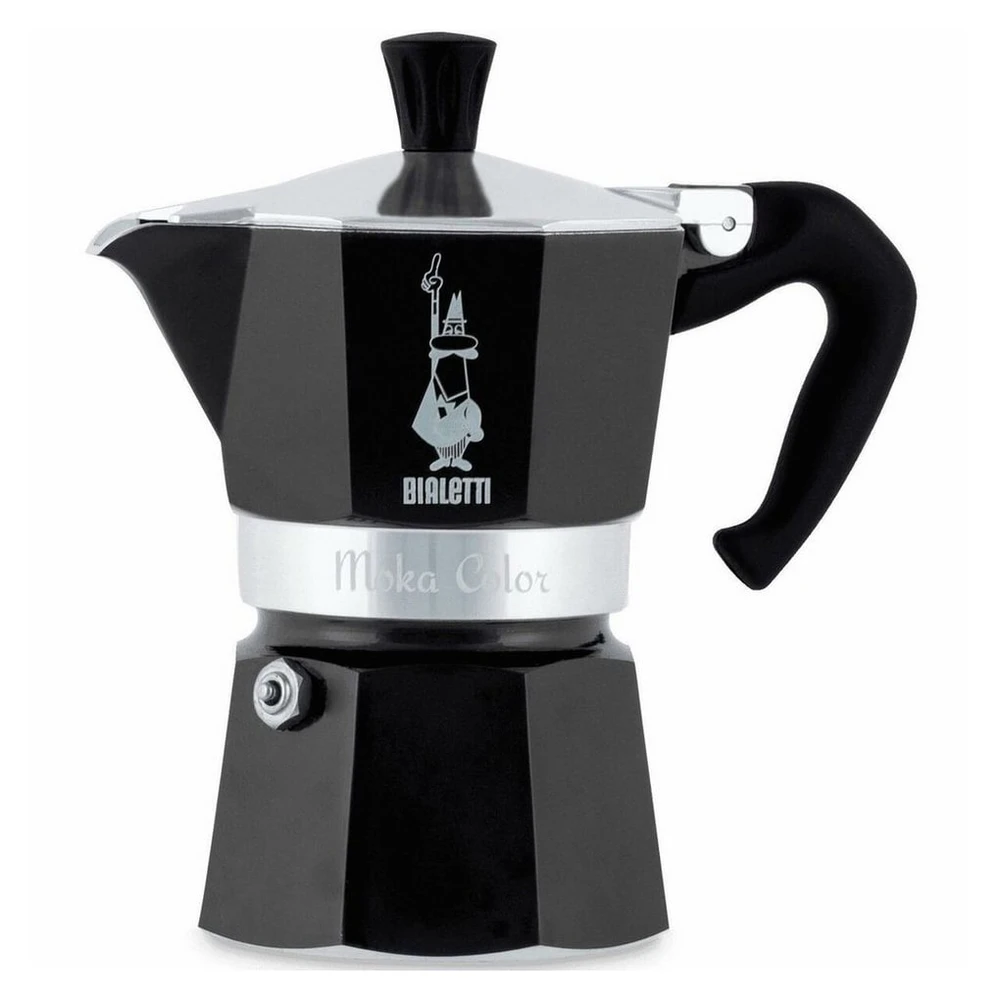 Bialetti MOKA EXPRESS Espressokocher, 200 ml, Aluminium, Schwarz