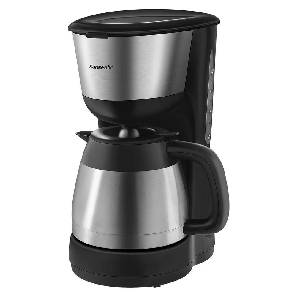 Hanseatic Filterkaffeemaschine HCM9001TJSD, 1l Kaffeekanne, Papierfilter 1x4, inkl. 3 Jahre Herstellergarantie