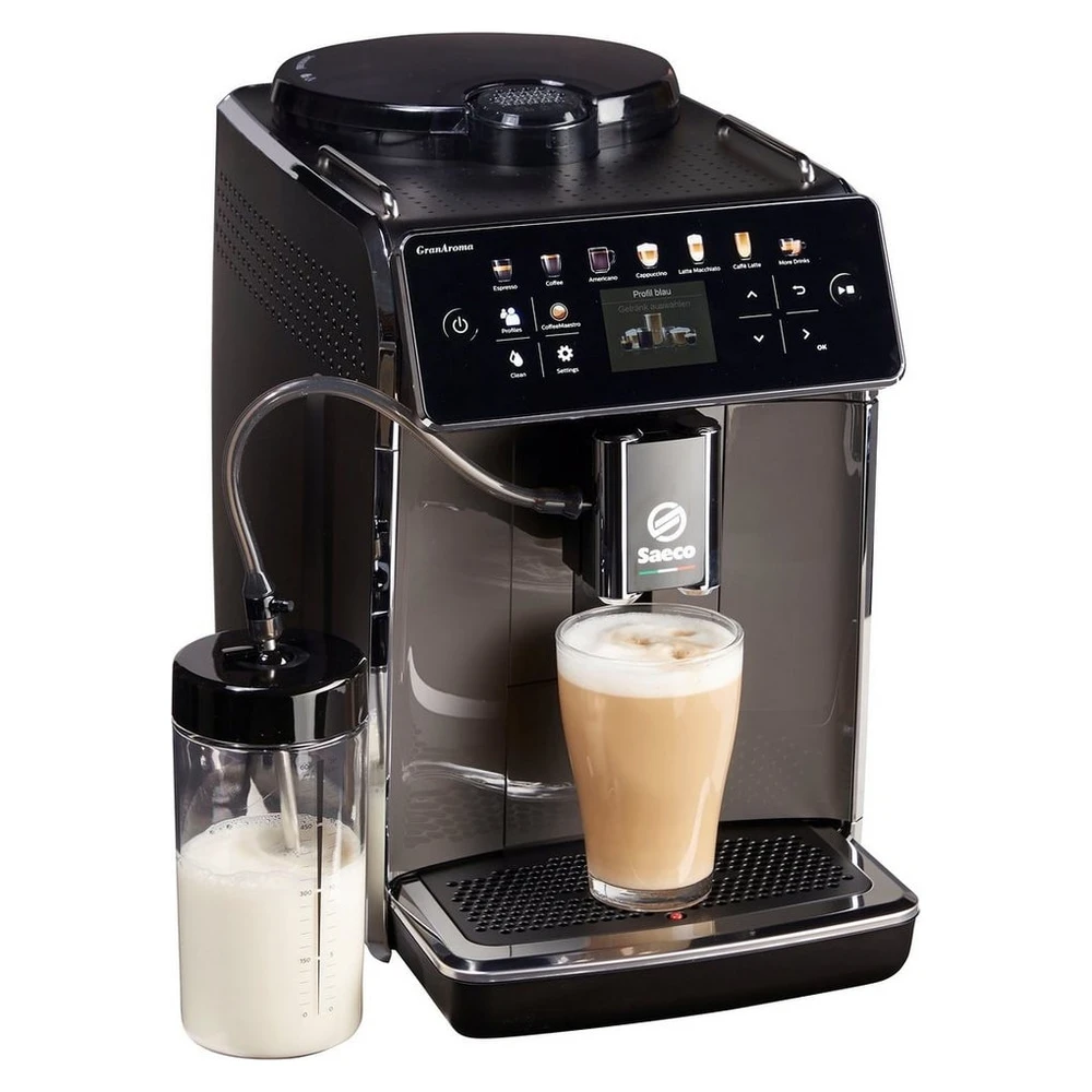 Saeco Kaffeevollautomat SM6580/50 GranAroma, 14 Kaffeespezialitäten, 4 Benutzerprofilen und TFT Display