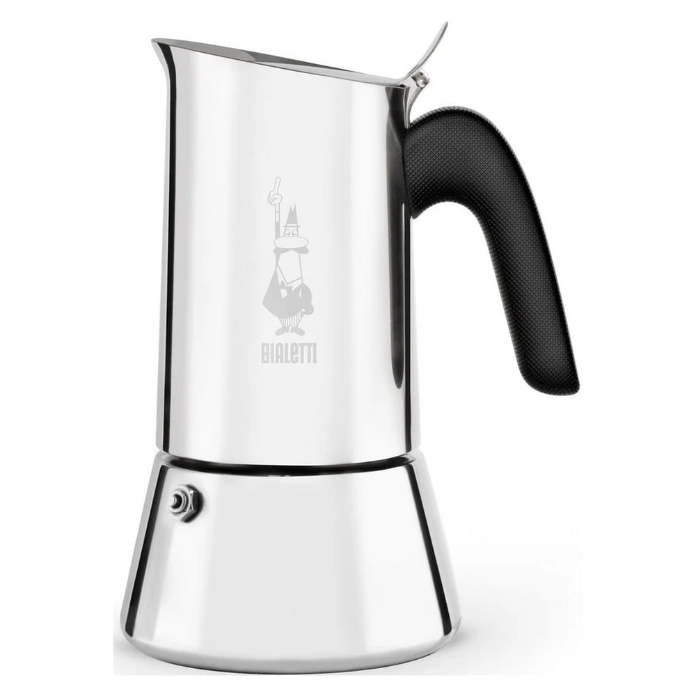 BIALETTI Espressokocher, 0,23l, Edelstahl, 6 Tassen, Induktionsgeeignet