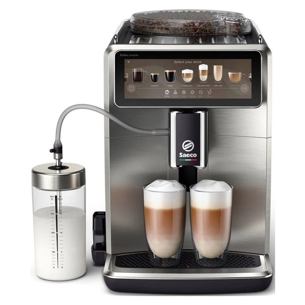 Saeco Xelsis Suprema SM8885/00, 22 Spezialitäten, 8 Profile, CoffeeMaestro