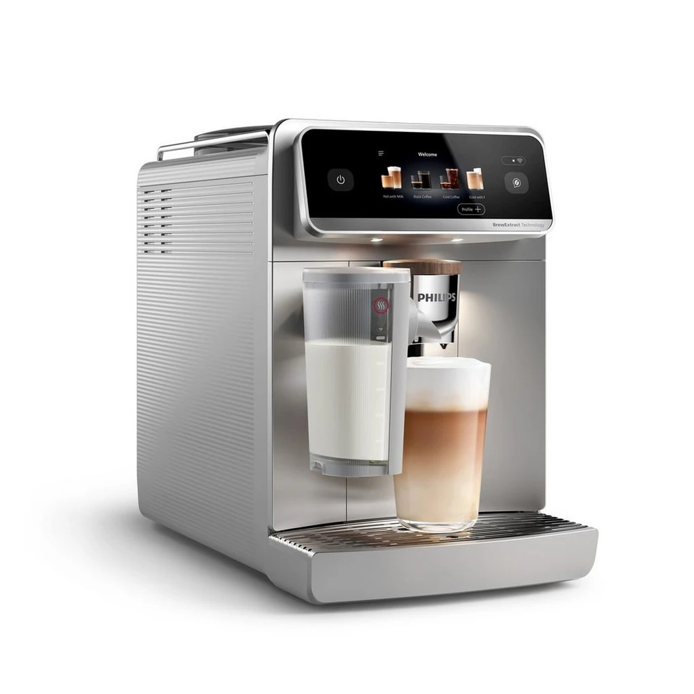 Philips Kaffeevollautomat EP8757/20 8000 Series Café Aromis, 50 Getränke (heiß oder eisgekühlt), LatteGo Pro-Milchsystem, BrewExtract Technologie, appfähig