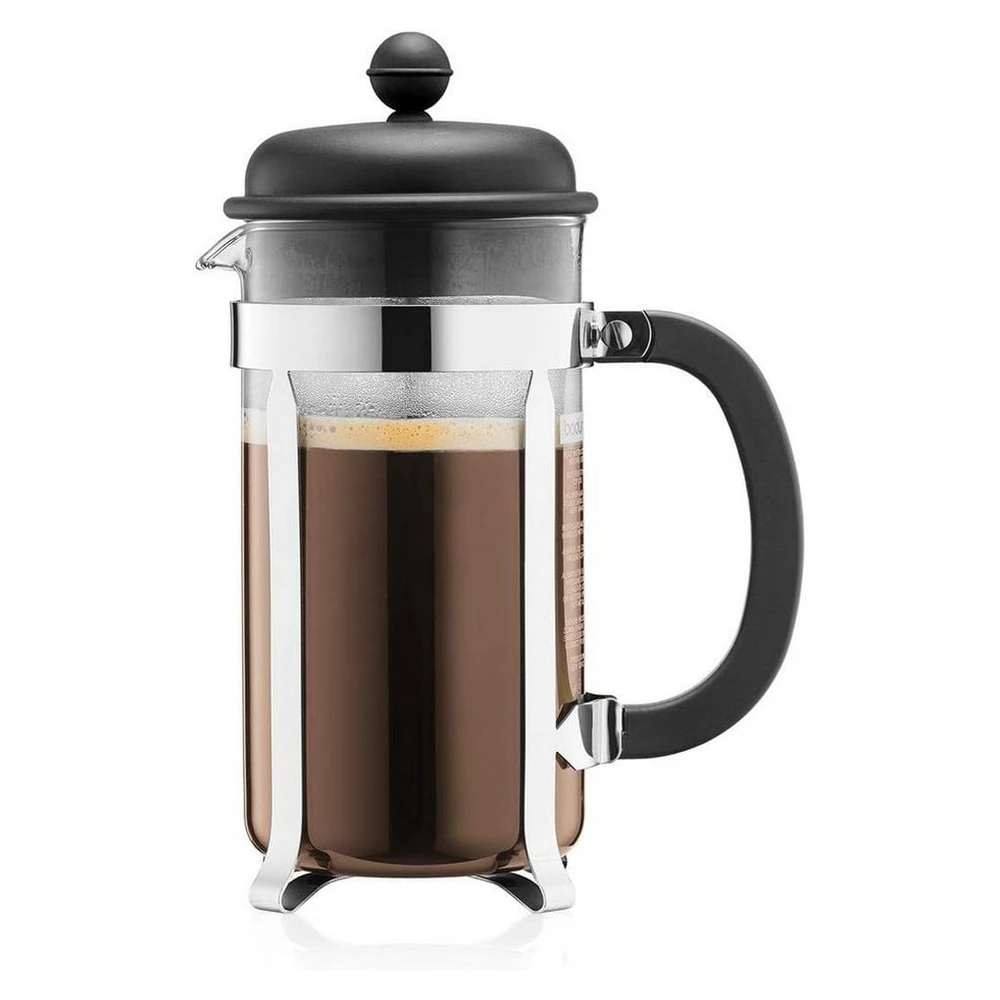 Bodum Caffettiera Kaffeebereiter, 1L, hitzebeständiges Glas