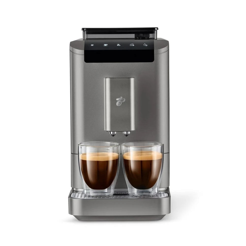 TCHIBO Esperto2 Caffè Crema Espresso 2-Tassen-Funktion Kaffeevollautomat Titanium Silver