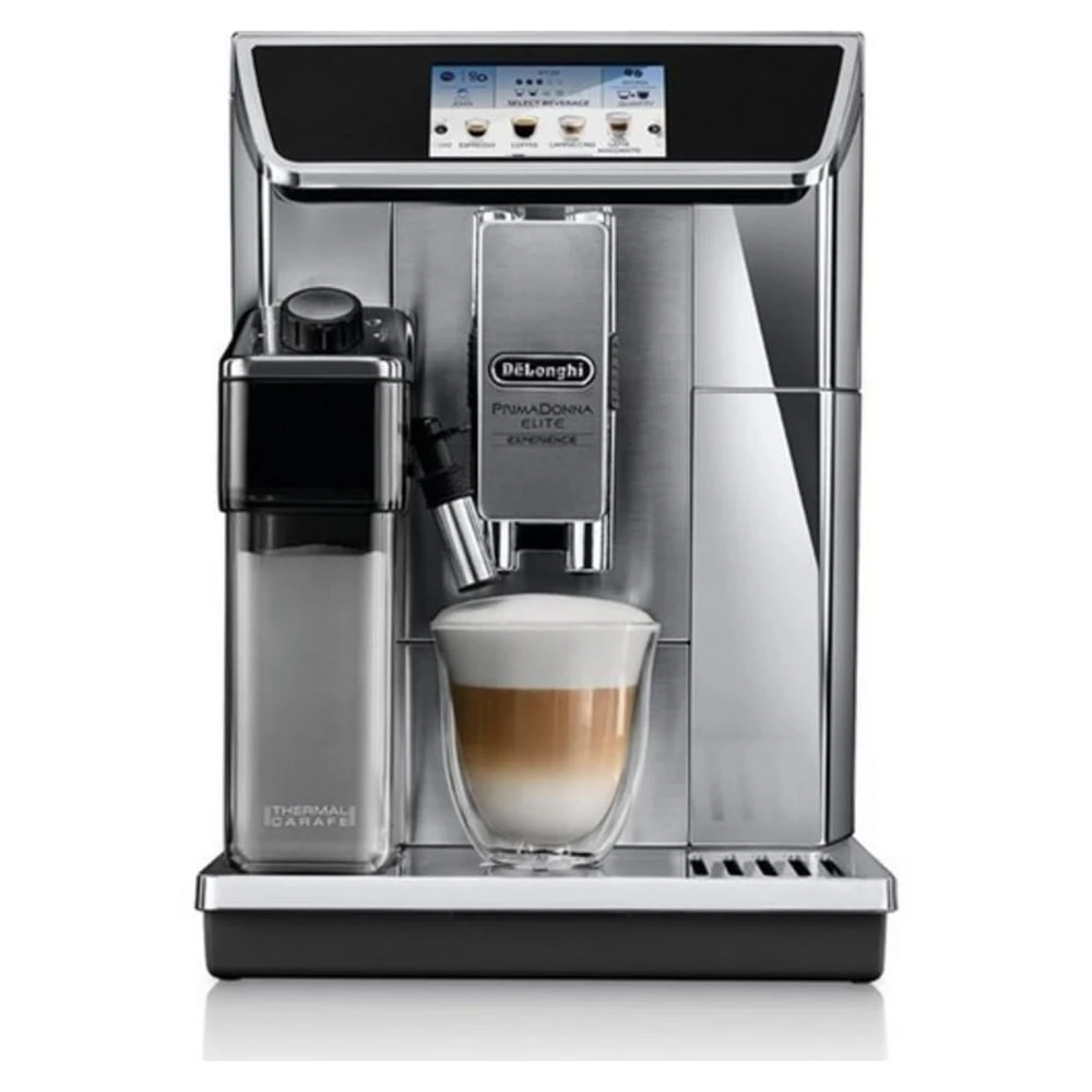 DELONGHI ECAM 650.85 MS PRIMA DONNA ELITE EXPERIENCE Kaffeevollautomat Silber