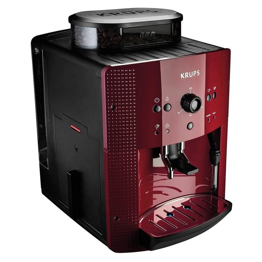 Krups Kaffeevollautomat EA8107 Arabica, 2-Tassen-Funktion, manueller Dampfdüse, 2 voreingestelle Kaffeestärken