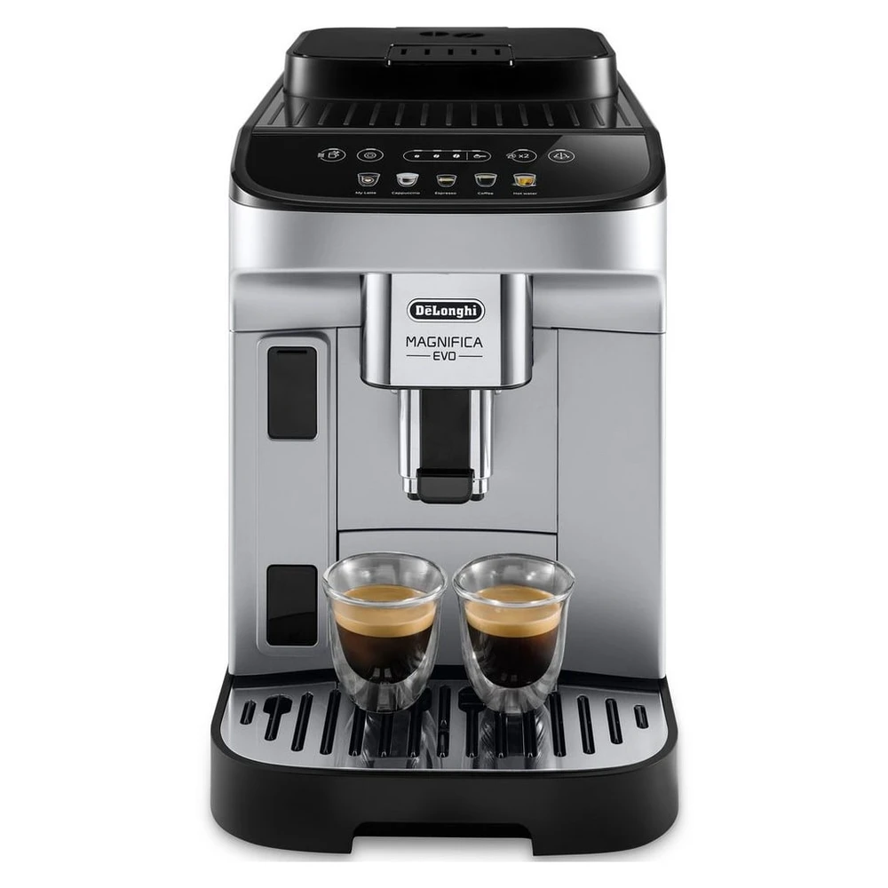 De'Longhi Kaffeevollautomat Magnifica Evo ECAM290.61.SB- 5 Rezepte, perfekter Milchschaum, LatteCrema Milchsystem, automatische Entkalkung und Reinigung