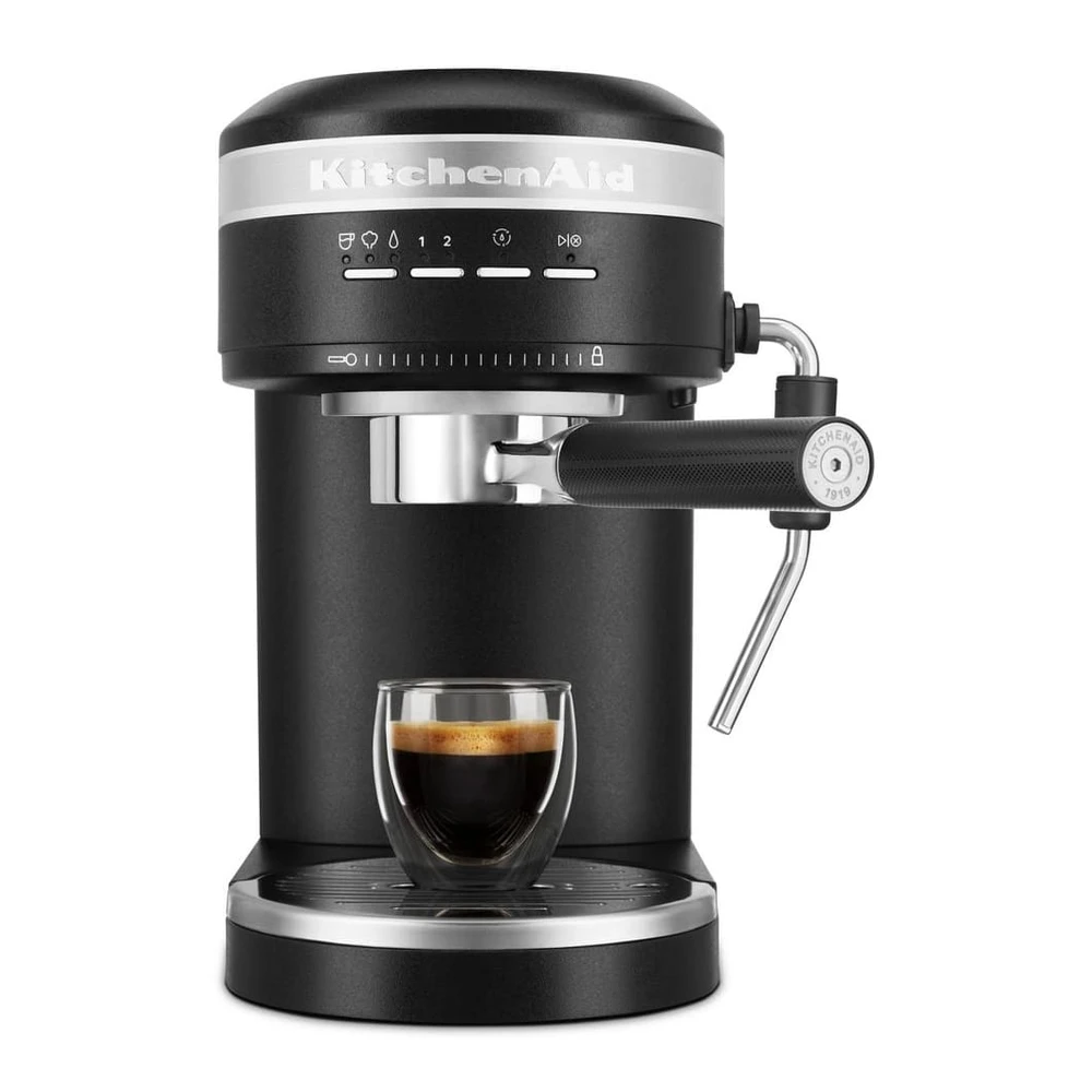 KITCHENAID 5KES6503EBK ARTISAN GUSSEISEN Espressomaschine Gusseisen Schwarz