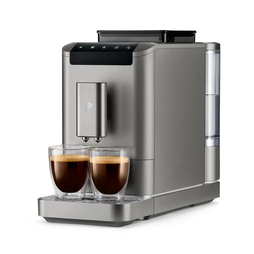 TCHIBO Esperto2 Caffè Crema Espresso 2-Tassen-Funktion Kaffeevollautomat Titanium Silver