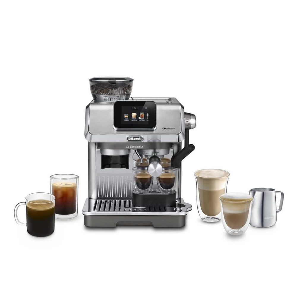 De'Longhi Espressomaschine La Specialista Touch EC9455.M - 3,5" Touch-Display mit Barista Guide, 10 Rezepte, Cold Brew, Auto LatteArt Milchschaum inkl. Barista Kit